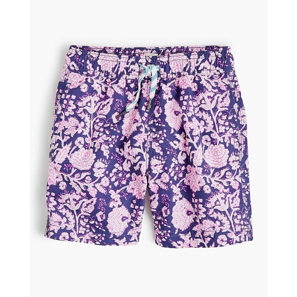 J.Crew Crewcuts x SZ Blockprints Boys Swim Trunks Size 8